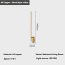 Axyaa Modern Copper Bedroom Wall Lamp - Elegant Living Room Design
