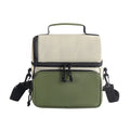 Axyaa Multicolor Insulated Lunch Bag: Double-Layer Portable Work Lunch Box, Large Capacity