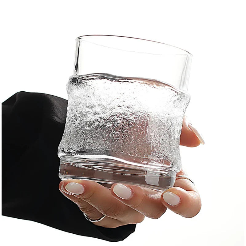 Axya Whisky Glass Cup Set | Japanese Style Beer Mug | Premium Handmade Ice Cup