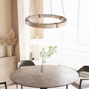 Axyaa Circular Medieval Chandelier for Retro Restaurant & Bedroom Tea Room