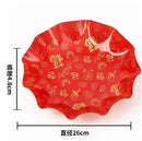 Axyaa Big Fu Zi Fruit Plate - Melon & Snack Plate for Home, BPA-Free