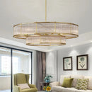 Axyaa Gold Crystal Chandelier: Modern Luxury Lighting for Home, Living Room, Bedroom