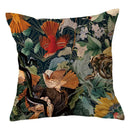Axyaa Peach Leather Scenery Pillowcase for Home & Office Décor