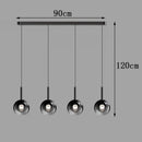 Axyaa Modern Pendant Light - Indoor LED Chandelier for Dining Room and Living Room