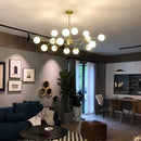 Axyaa Nordic Molecular Chandelier for Stylish Dining Room and Living Space