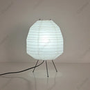 Axyaa Wabi Sabi Rice Paper Table Lamps Noguchi Inspired LED Desk Lamp