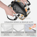 Axyaa Cute Cats Thermal Lunch Bag: Insulated Bento Tote for School & Office