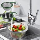 Axyaa Sink Drain Basket Stainless Steel Filter Shelf Kitchen Organizer