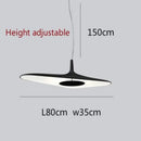 Axyaa Black White Pendant Light | Nordic Design Hanging Lamp for Living Room