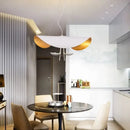 Axyaa Lotus Leaf Art LED Pendant Chandelier for Restaurant, Bedroom, and Clothing Store