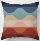 Axyaa Geometric Pattern Plush Cushion Cover for Home Decor 45x45cm