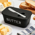 Axyaa Rectangular Cheese Box & Knife Set for Restaurant Kitchen