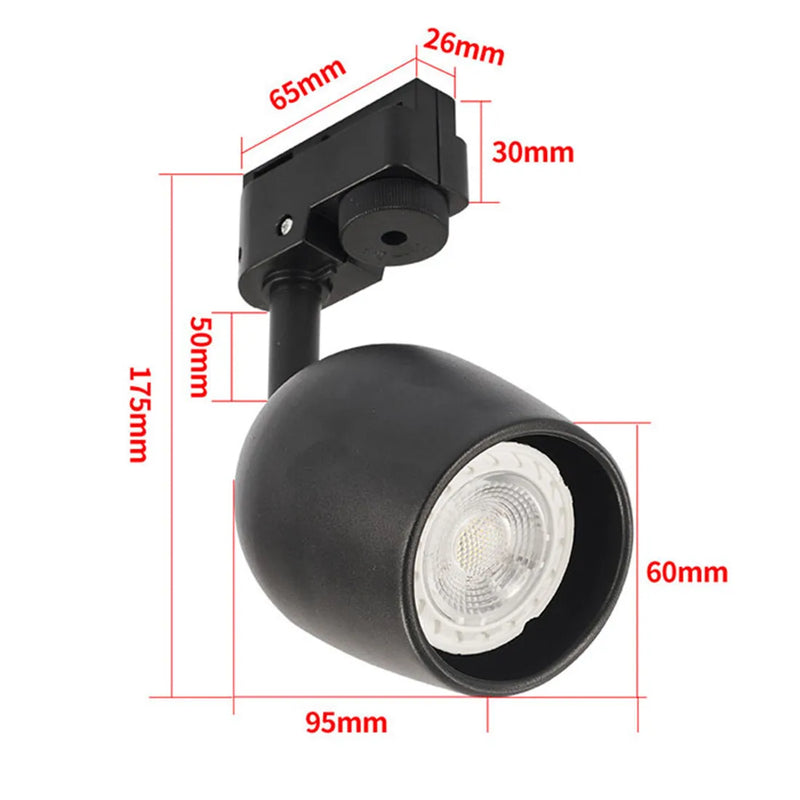 Axyaa Mini GU10 Track Lights for Ceiling Spotlighting and Accent Wall Art