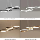 Axyaa Musical Note Ceiling Chandelier for Dining Room Pendant Lights