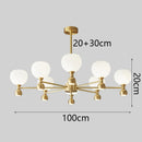 Axyaa LED Pendant Chandeliers for Modern Home Decor and Indoor Lighting