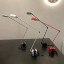 Axyaa Industrial Long Arm Floor Lamp for Reading - Adjustable Study Room Standing Light