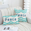 Axyaa Cotton Velvet Embroidered Pillowcase - Decorative Sofa Cushion Cover