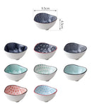 Axya Ceramic Soy Sauce Dish: Small Seasoning Saucer Plate for Butter Snack Sushi