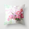Axyaa Retro Floral Rose Print Pillowcase for Farmhouse Decor 45*45cm