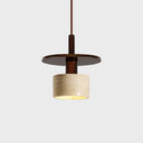 Axyaa Travertine Stone LED Pendant Lights for Elegant Decor