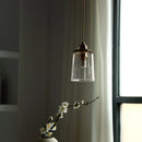 Axyaa Nordic Decor LED Pendant Lights Clear Glass Modern Loft Brass Hanging Lamp