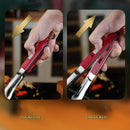 Axyaa Stainless Steel BBQ Tongs Buffet Clip for Non-Stick Grilling