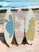 Axyaa Beach Surfboard Wall Hanging Decor Set | Summer Hawaiian Room Aesthetics