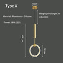 Axyaa Modern Nordic Chandelier for Bedroom and Restaurant