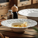 Axyaa Ceramic Dinner Plates & Soup Basin Set for Molecular Cuisine & Home Kitchen Elegance