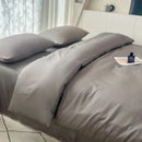 Axyaa Summer Cool Ice Silk Solid Color Duvet Cover in Twin/Full/Queen/King Sizes