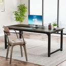Axyaa 63” Executive Desk: Modern Business Furniture with Thicken Frame
