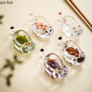 Axya Crystal Glass Seasoning Dishes Set