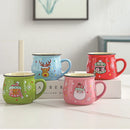 Axyaa Santa Cartoon Christmas Mousse Mug for Home & Office, Kids Xmas Gift
