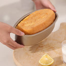 Axyaa Carbon Steel Oval Baking Mold for Cheesecakes, Bread Loaves, Kitchen Accessories