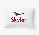 Axyaa Personalized Letter Embroidery Cotton Pillowcase - Smart Gift for Family & Friends