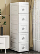 Axyaa Slim Utility Bin: PP Kitchen & Bathroom Organizer for Efficient Storage