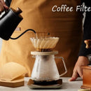 Axyaa Wood Pulp Coffee Filter Cone Set