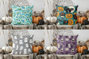Axyaa Halloween Pumpkin Cushion Cover for Sofa, Bedroom, Car - Patterned Pillow Cover