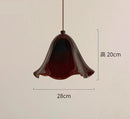 Axyaa Small Flower Glass Pendant Light for Bar, Study, Bedside, Living, Dining Room