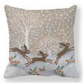Axyaa Easter Bunny Egg Floral Print Pillowcase