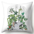 Axyaa Cactus Flower Decorative Cushion Cover 45X45CM Home Sofa Pillowcase