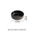 Axyaa Circular Seasoning Dish Set - Molecular Cuisine Snack Plate & Sauce Dish