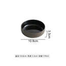 Axyaa Circular Seasoning Dish Set - Molecular Cuisine Snack Plate & Sauce Dish