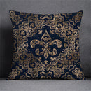 Axyaa Black Gold Plant Design Pillowcase for Elegant Home Decor