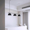 Axyaa Mid Retro Three Head Chandelier LED Pendant Lamp for Kitchen Island, Coffee Bar