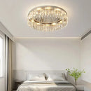 Axyaa Modern Crystal LED Ceiling Chandelier for Living Room Bedroom Lobby - High-end Luxury Art Decor
