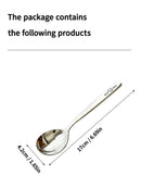 Axyaa Stainless Children's Long Handle Spoon Kitchen Tableware