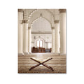 Axyaa Moroccan Mosque Landscape Art Poster Prints for Home Decor