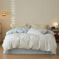 Axyaa Premium Jacquard Queen Bedding Set with Cotton Duvet Cover & Sheets