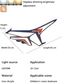 Axyaa Kids' Aircraft Ceiling Light: Remote-Controlled Smart Lamp for Boys' Bedroom